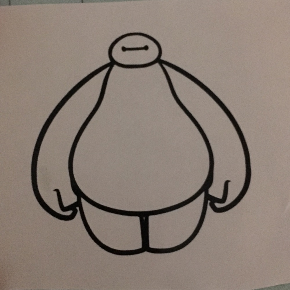 Baymax decal